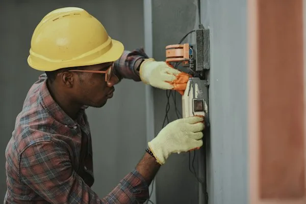 Certified Technician Working on Appliances